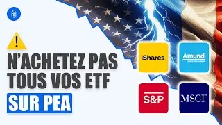 N'achetez PAS tous vos ETFs sur PEA ! S&P 500, MSCI World, MSCI India