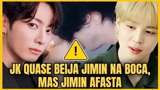 JK BEIJA JIMIN NA BOCA, MAS JIMIN SE AFASTA!?? SURTO COLETIVO EM VÍDEO DEIXOU MUITOS EM CHOQUE +