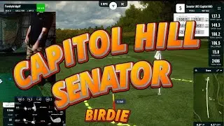 Another Banger! Today I’m playing Capitol Hill, Senator course on GS Pro with my Rapsodo MLM2Pro.
