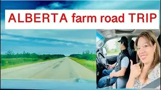ALBERTA SMALL TOWN  road trip |REMOTE PLACE IN CANADA family ROAD trip vlog | sarah buyucan