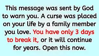 🔴 This message was sent by God to warn you. A curse was placed on your life by a family member you..