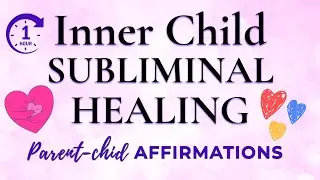 Inner Child Healing Affirmations - Subliminal - Reprogram Safety & Worth (1 Hour)