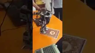 A robot pray's