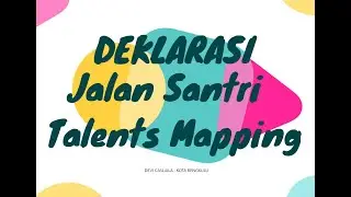 Deklarasi Jalan Santri Talents Mapping -  Devi Caslaila
