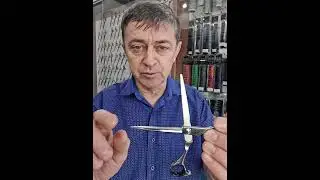 Выполняем зубчатый срез волоса.