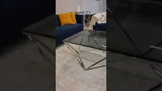 Журнальный стол Vetro Mebel CP-1 Тонированный - серебро