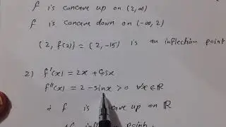 Calculus 1: 4.1.3   Concavity , Inflection Point and Graphing