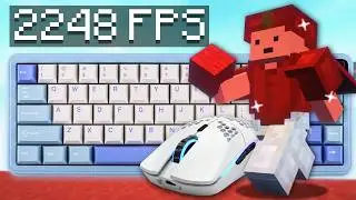 (Telly Bridging) Bedwars ASMR Keyboard & Mouse Sounds | Hypixel Bedwars