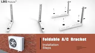 How to install mini split bracket - LBG Products