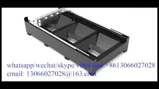 how a normal fiber laser cutting machine bed looks like