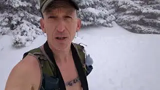 thinking of John Burroughs on summit of Slide Mountain