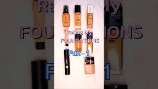 Rating All My Foundations #affordablefoundation #budgetmakeup