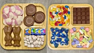 🥳🤩 Top Compilation &bull; Filling platter with delicious sweets and chocolates &bull; ASMR &bull; Relaxing Sounds 