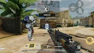 Cod mobile gameplay using AK 47 tank skin