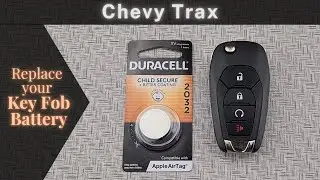 How to DIY Replace Change a Chevy Trax 2019-2024 Key Remote Fob Battery