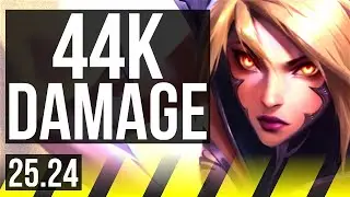 KAI'SA & Nautilus vs JHIN & Pyke (ADC) | Good KDA: 21/2/4, 44K damage | EUW Master | 25.24