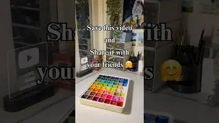 How to shoot art videos? #art #gouache #artprocess #shortsvideo #yourubeshorts