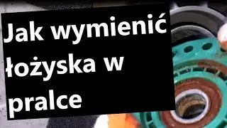 Wymiana łożysk  w pralce automatycznej  Electrolux ładowanej z góry