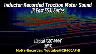 [Inductor Recording/Hitachi IGBT-VVVF] Traction Motor Sound of JR East E531 Series