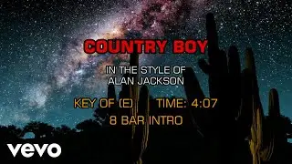 Alan Jackson - Country Boy (Karaoke)