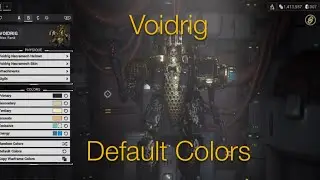 The (Almost) Exact Colors For Default Voidrig In Case You Were Wondering