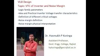 Noise Margin Physical Interpretation| VLSI Design