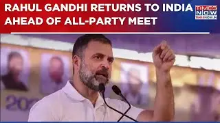 Rahul Gandhi Cuts Short U.S Visit Ahead Of All-Party Meeting| Pahalgam Terror Attack| Breaking News