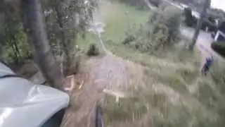 downhill at the local trails at Ljan