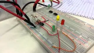 Temperature Indicator Circuit Using Comparators