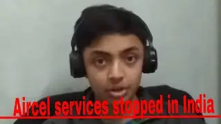 Aircel gets bankrupt||LATEST UPDATE ||AIRCEL SERVICES STOPPED IN INDIA||