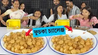 Fuchka Eating Guess The Right light Ball Funny Challenge Game