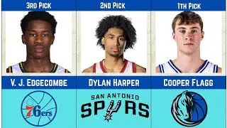 NBA Draft Picks Projections 2025 | NBA | Basketball | USA