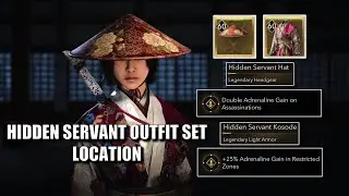 Takeda Castle | Kameyama Castle | Hidden Servant Hat and Kosode Location in AC Shadows