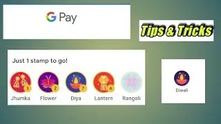 Google pay stamps collection   || Google pay Flower and Rangoli Stamps