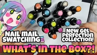 📦 ЧТО В КОРОБКЕ?! ПОЧТА ДЛЯ НОГТЕЙ!!! | Новая коллекция гель-лаков Perfection | Свотчи