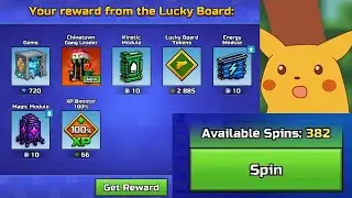 382 Lucky Board Spins | Buying Battle Pass | Pixel Gun 3D