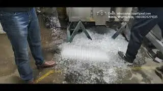 Máquina de hielo en cubos de 1T de capacidad, cómo hacer negocios de hielo, pequeña planta de hielo