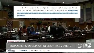 House Republicans float plan to guarantee Republicans get Arizona's 2024 electoral votes