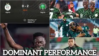 ALGERIA 0-2 Nigeria - At Half-time, Super Eagles Fans Called For Goals, Osimhen & Akor Answered