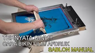 CARA BIKIN AFDRUK SABLON MANUAL, TERNYATA GINI ❗❗❗