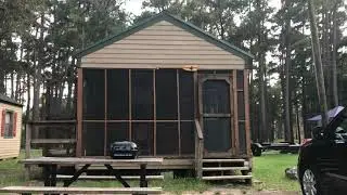 Wheelchair accessible Cabin 4 at Powell Park, Sam Rayburn Reservoir
