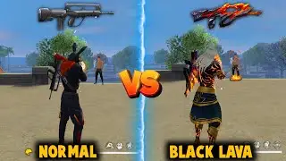 NEW FAMAS - BLACK LAVA VS WITHOUT FAMAS DAMAGE ABILITY TEST | BEST FAMAS SKIN IN FREE FIRE