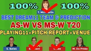 AS-W vs MS-W Dream11 Prediction,ASW vs MSW Dream11 Team Today,ADS vs MSW Dream11,ads vs msw dream11