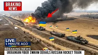 Ukraine Strikes Drones Ukrainian Fiber Swarm Derails Russian Rocket Train &ndash; #ukraine #drones #russia