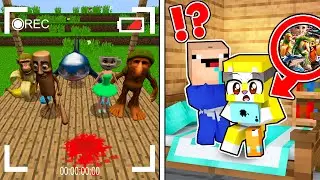2 Noobs GRABAN y CAPTURAN a ITALIAN BRAINROT con una CAMARA OCULTA en Minecraft | Brainrot Memes
