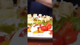 A Classic Wedge Salad, Watch the full video on my channel.  #ChefElizabethStone #SaladRecipes