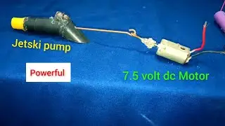 Home made mini WATER JET pump || jetski IMPELLERS visible cavitation | DIY project! 