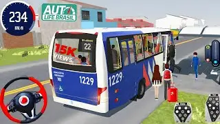🎮Minibüs Yolcu Taşıma Sürüş Simülatör Oyunu-🔥Auto Life Brasil 2026 - #androidgameplay#autolifebrasil
