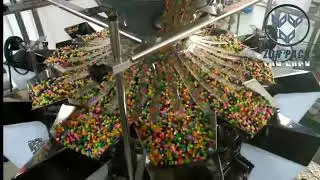 vertical packing machine for plastic particles
