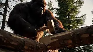Bigfoot in the Wild &ndash; Building Shelter With Bare Hands